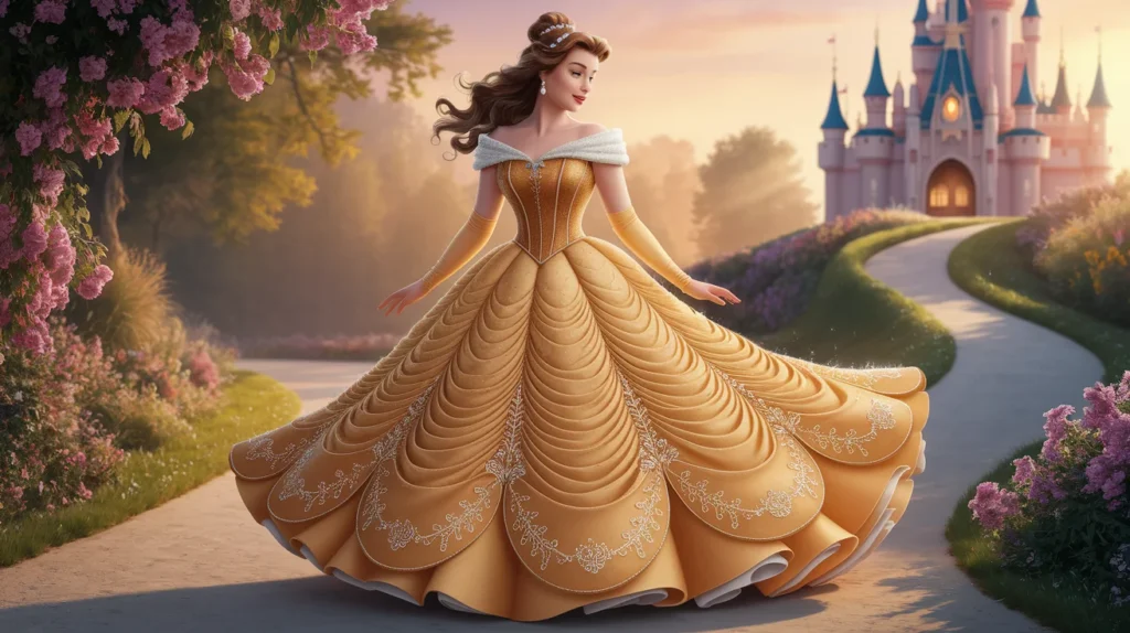 Belle’s Golden Gown