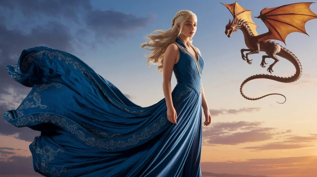 Daenerys Targaryen’s Blue Gown