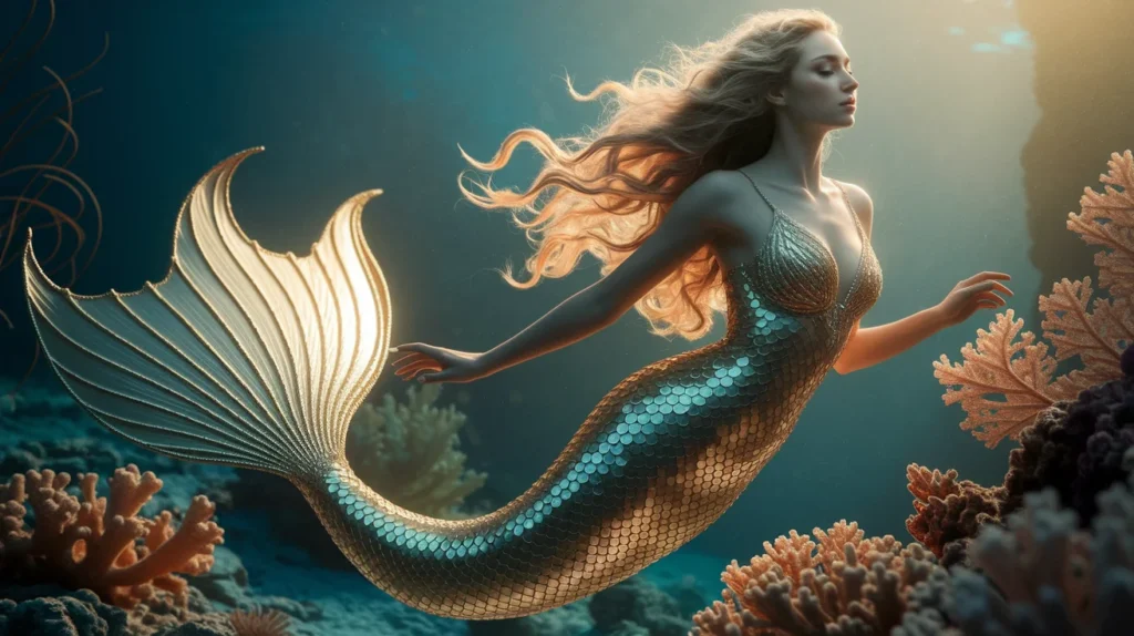 Gold Mermaid Dress