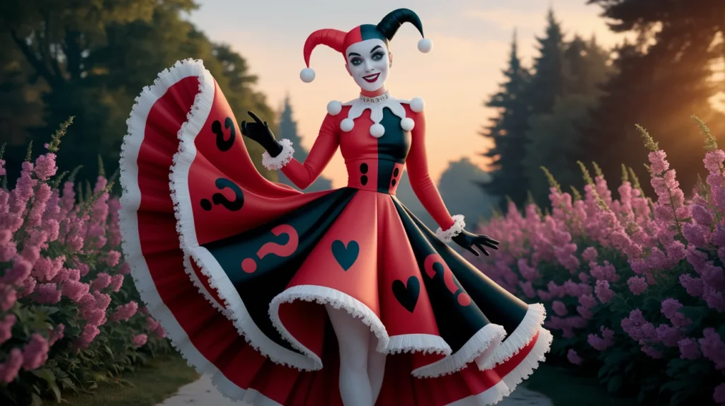 Harley Quinn-Inspired Dress