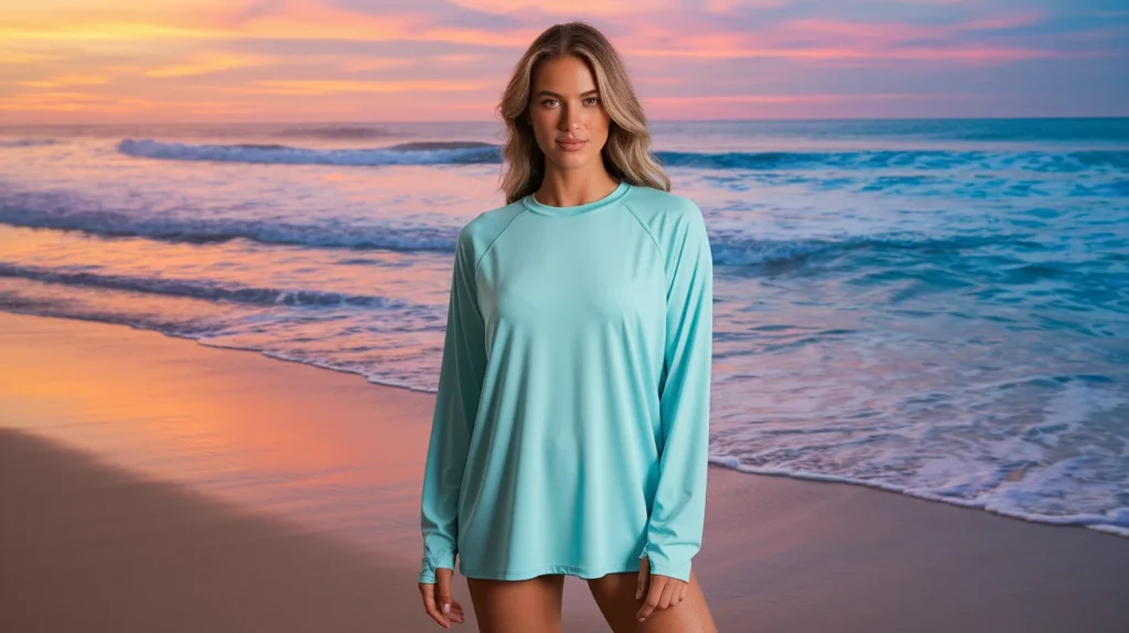 Loose-Fit Rash Guard Shirt