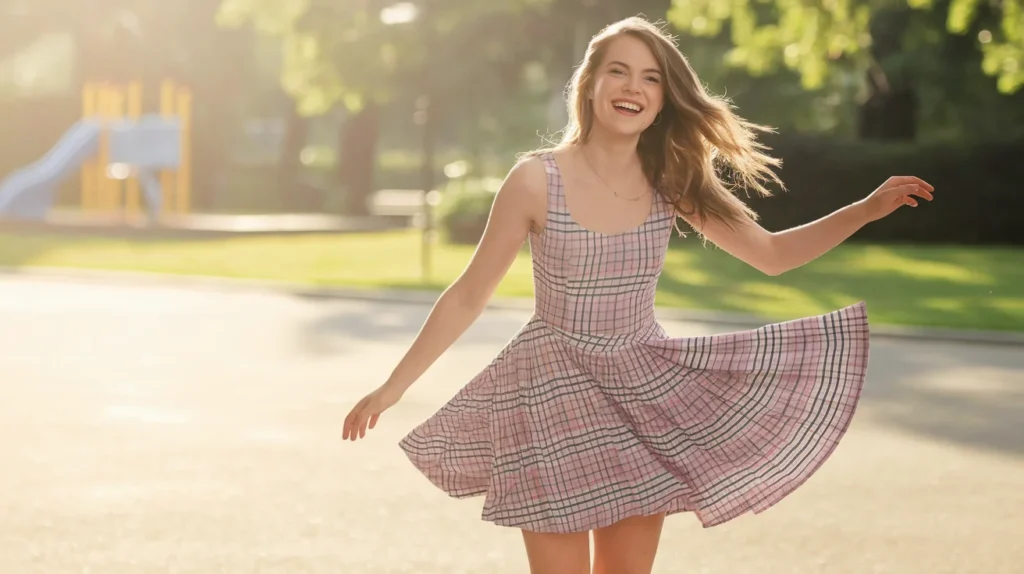 Playful Skater Dress