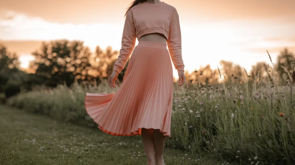 pleated-midi-skirt-cropped-sweater