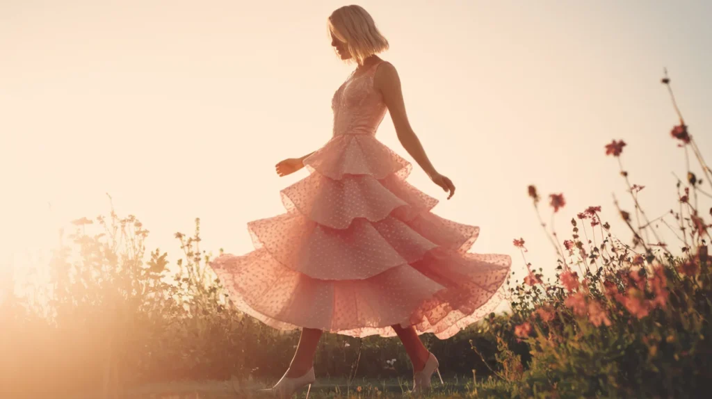 Tiered Midi Dress
